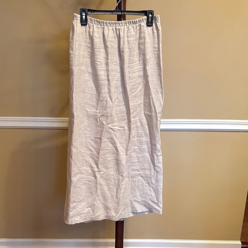 Elegant Cream Maxi Skirt for Women